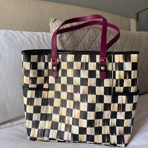MacKenzie-Childs Courtly Check Town Tote